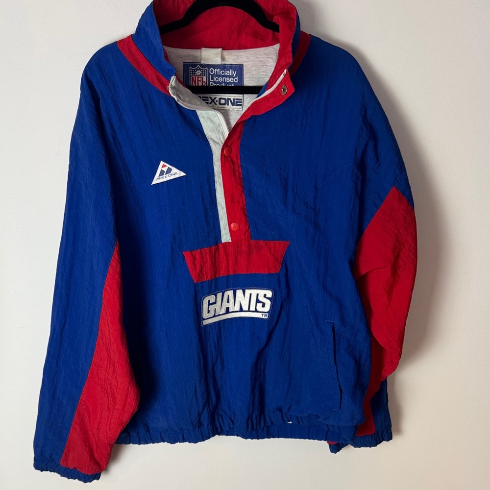 VTG NY Giants Apex One Windbreaker - Men's XL[?]